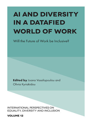 cover image of AI and Diversity in a Datafied World of Work